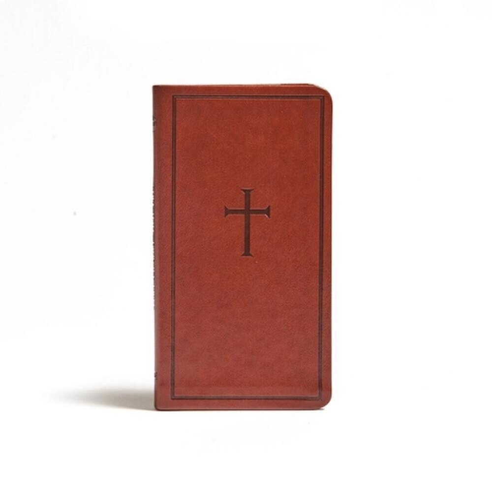 Holman CSB Single-Column Pocket New Testament Bible Brown LeatherTouch NIP NEW